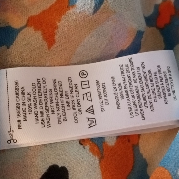 Joie Floral Silk Blouse - Picture 7 of 8